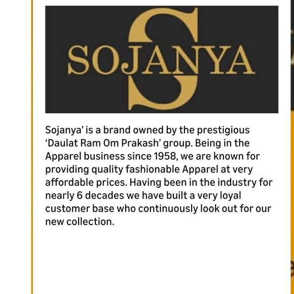 Sojanya Since 1958 Men's Pure Cotton Checked Embroidered Only Long Kurta XXL 44 - Picture 16 of 16